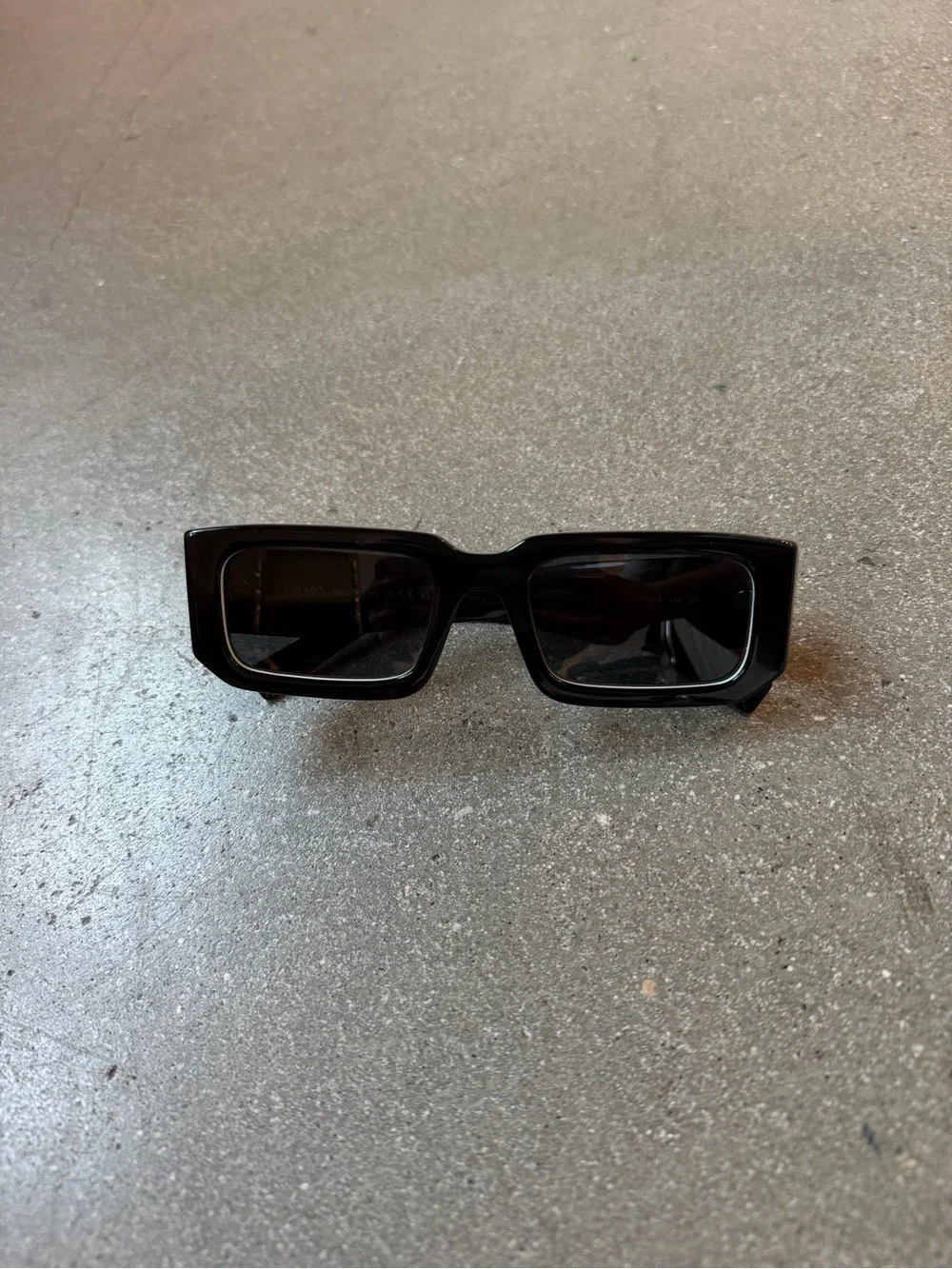 Prada Symbole SPR 06Y Rectangular Sunglasses